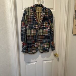 Ralph Lauren Men's Colorful Patchwork Madras Blazer. See you on the Yacht.